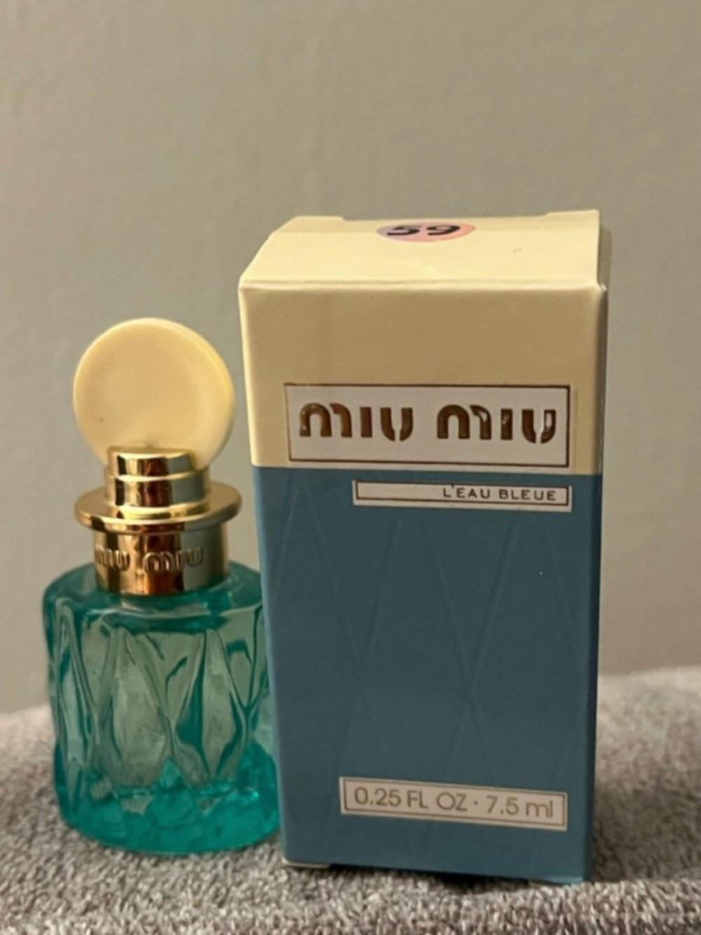 Miu Miu L'Eau Bleue Mini 0.25 fl oz · 7.5 ml